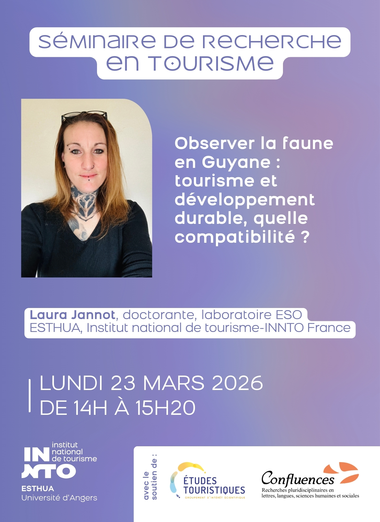 Visuel vertical Séminaire de recherche de Laura Jannot - 23 mars 2026