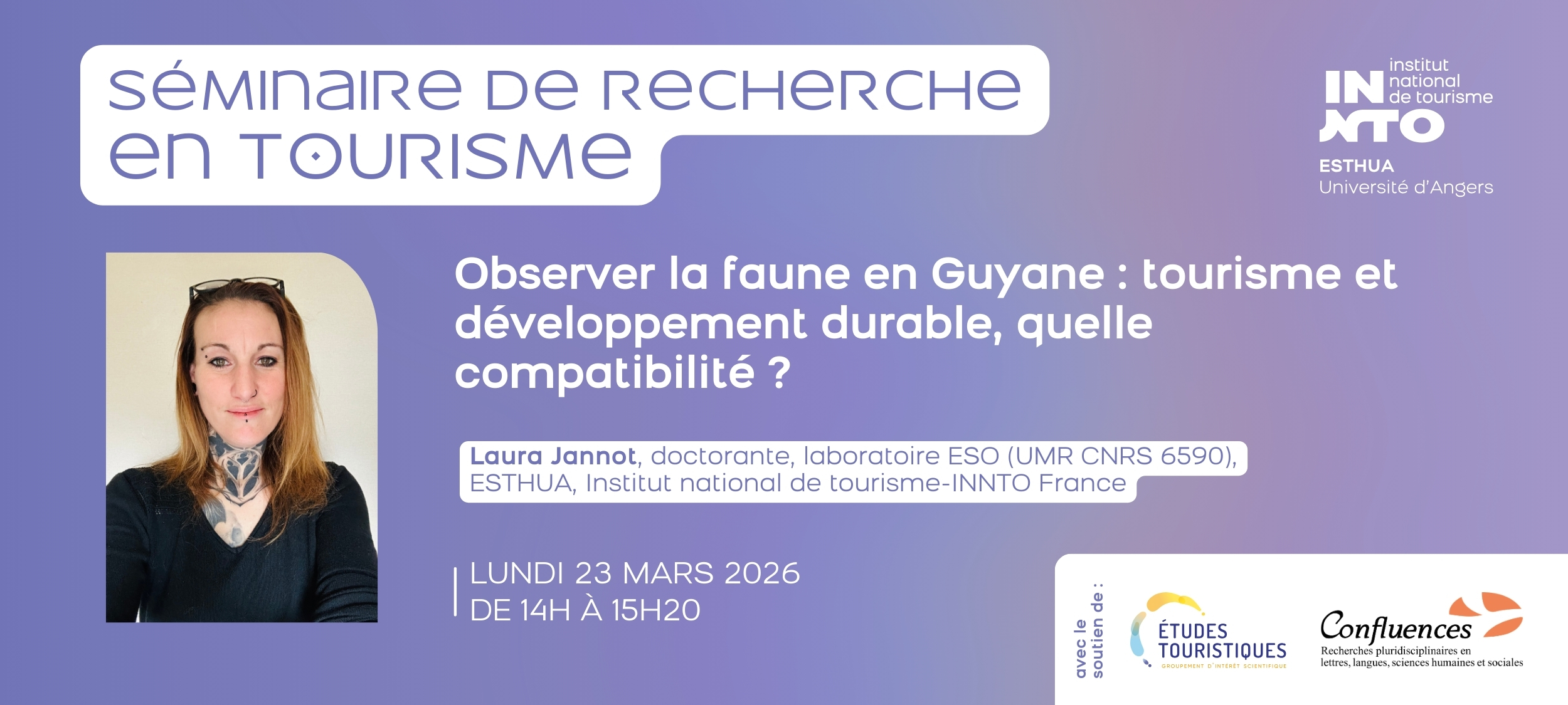 Visuel horizontal Séminaire de recherche de Laura Jannot - 23 mars 2026