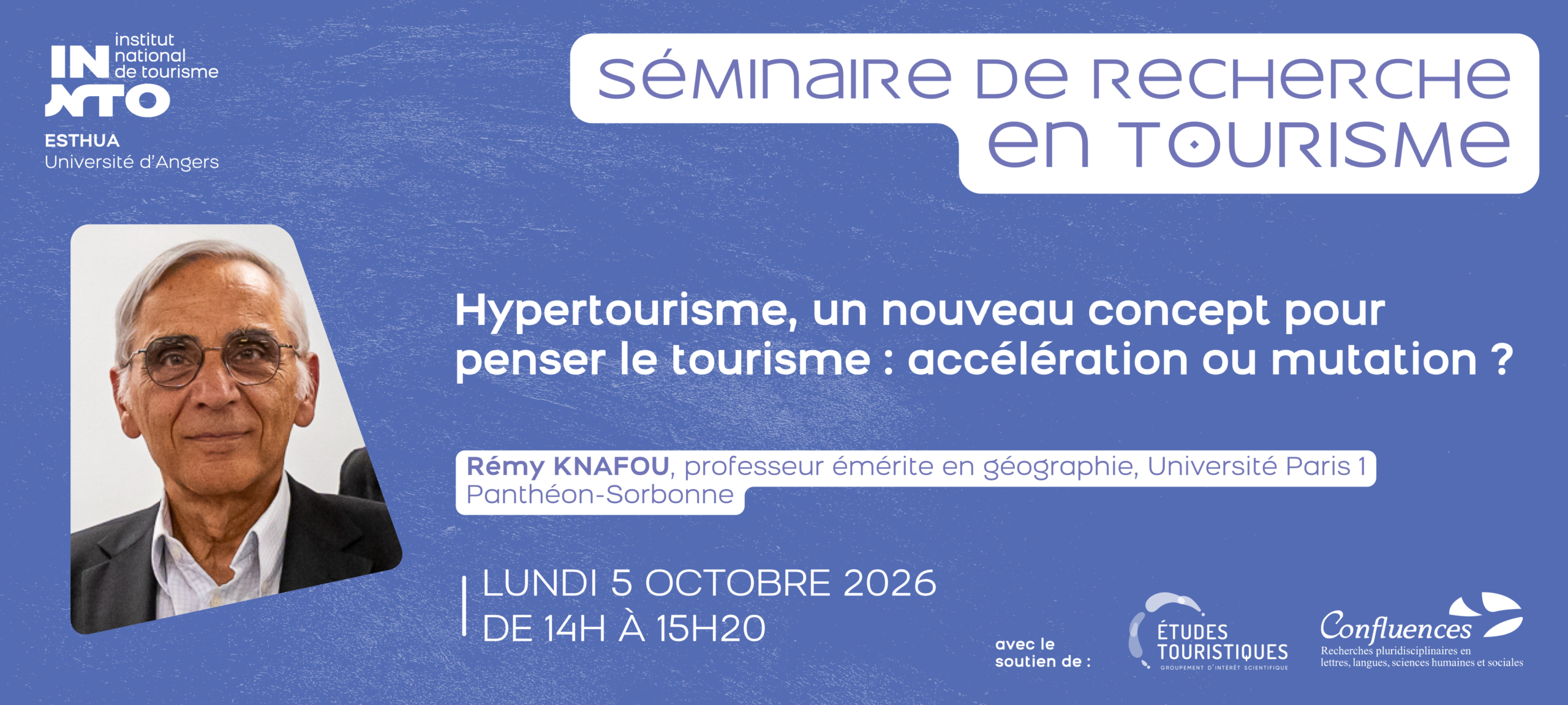 Visuel horizontal Séminaire de recherche Rémy Knafou - 5 octobre 2026