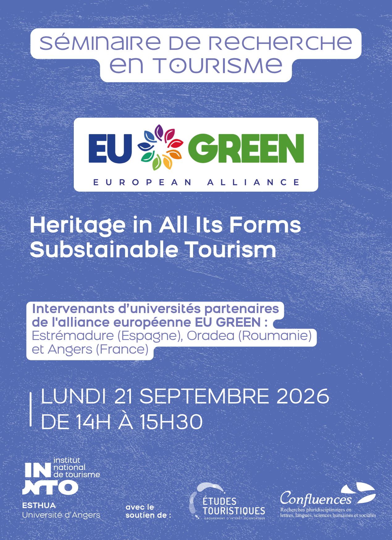 Visuel vertical Séminaire de recherche EU GREEN - 21 septembre 2026